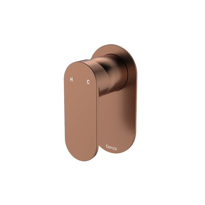 All Purpose Tiles | Fienza Empire Slim Wall Mixer Oval Plate Lf