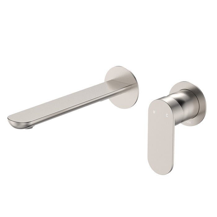 All Purpose Tiles | Fienza Empire Slim Basin Bath Wall Mixer Set Round Plates 200Mm Lf