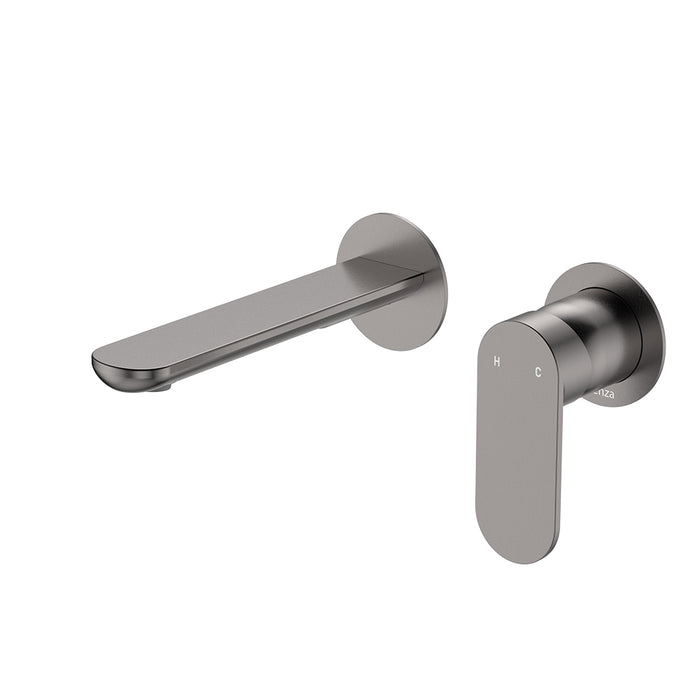 All Purpose Tiles | Fienza Empire Slim Basin Bath Wall Mixer Set Round Plates 160Mm Lf