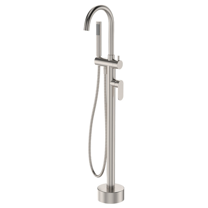All Purpose Tiles | Fienza Empire Slim Floor Mounted Bath Mixer With Hand Shower