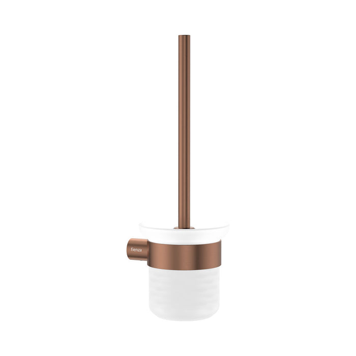 All Purpose Tiles | Fienza Empire Slim Toilet Brush And Glass Holder Ss304