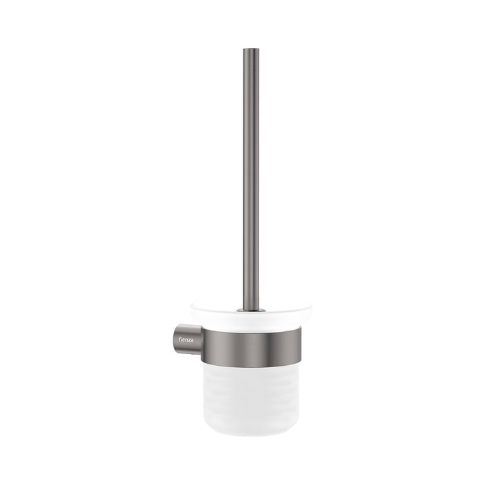 All Purpose Tiles | Fienza Empire Slim Toilet Brush And Glass Holder Ss304
