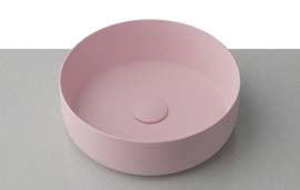 Allure Above Counter Pink | Ceramic