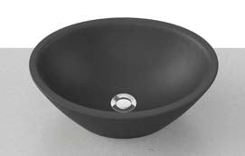 Elite Above Counter Matte Black | Ceramic