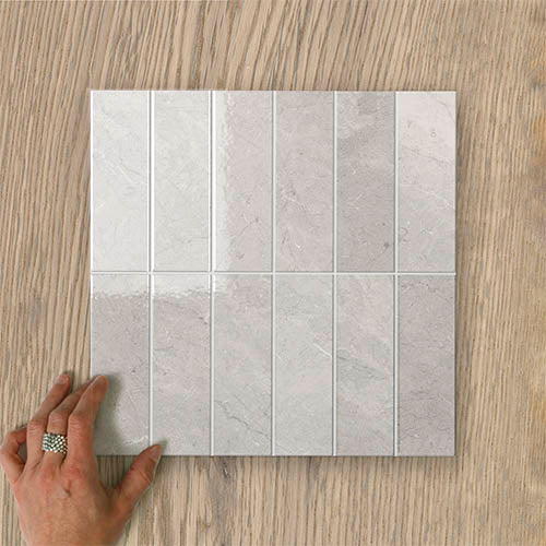 Lume Brick Silk Grey - Gloss Finish