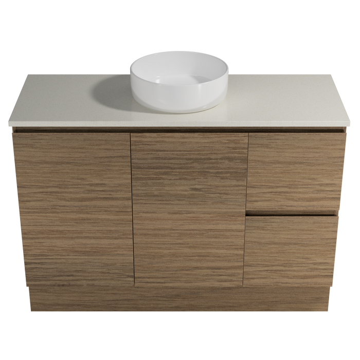 Nevada - 1200 - Free Standing - SilkSurface Gloss White - Above Counter