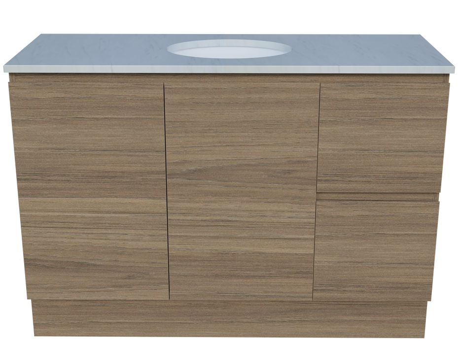 Nevada - 1200 - Free Standing - SilkSurface Gloss White - Under Counter