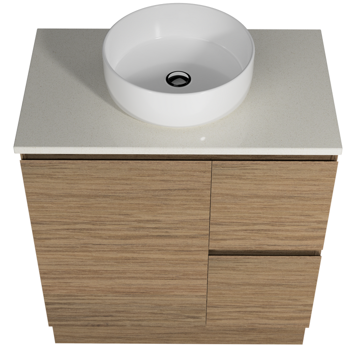 Nevada - 750 - Free Standing - SilkSurface Gloss White - Above Counter
