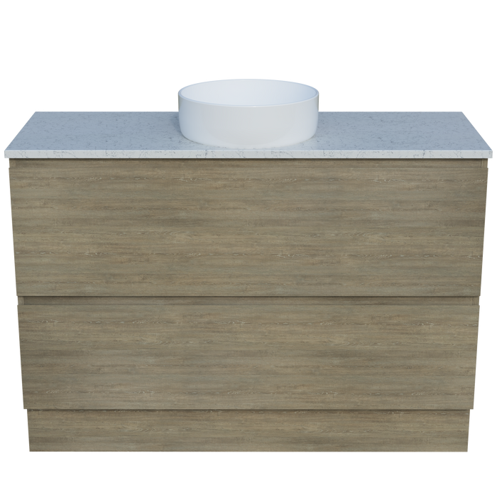 Nevada Plus - 1200 - Free Standing - SilkSurface Gloss White - Above Counter
