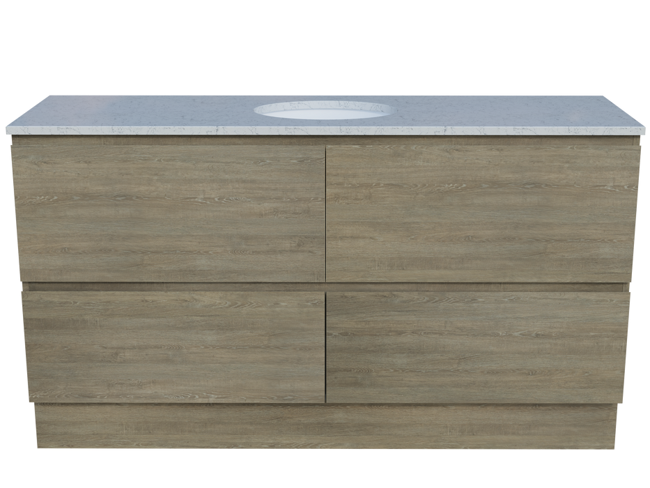 Nevada Plus - 1500 - Free Standing - SilkSurface Gloss White - Under Counter