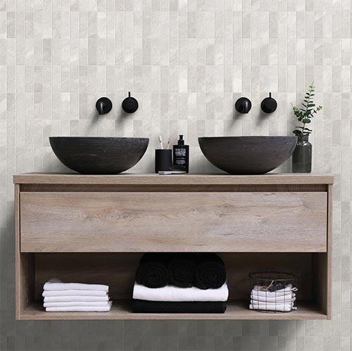 Lume Brick Silk Grey - Matt Finish - Lifestyle