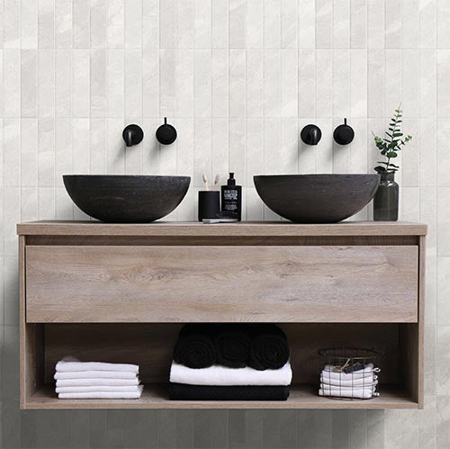 Lume Subway Silk Grey - Gloss Finish - Lifestyle