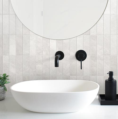 Lume Brick Silk Grey - Gloss Finish - Lifestyle