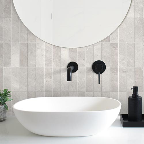Lume Brick Silk Grey - Matt Finish - Lifestyle
