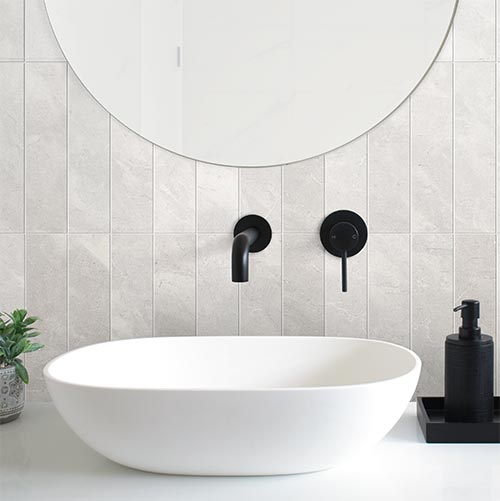 Lume Subway Silk Grey - Gloss Finish - Lifestyle
