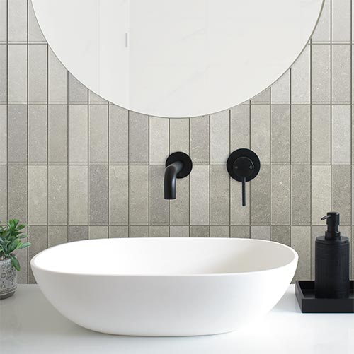 Lume Brick Grigio Haze - Gloss Finish - Lifestyle