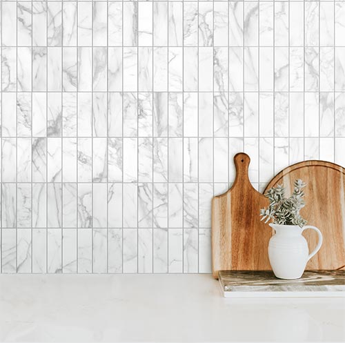Lume Brick Diamond White - Gloss Finish - Lifestyle