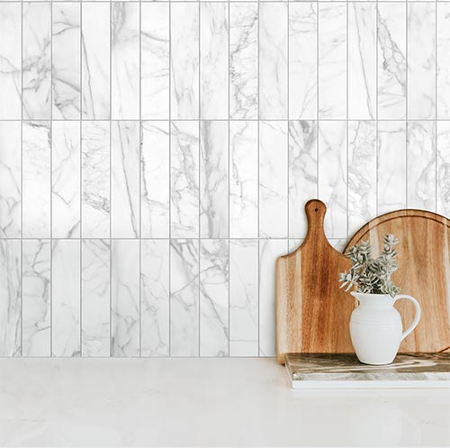 Lume Subway Diamond White - Gloss Finish - Lifestyle