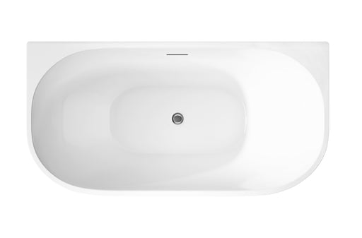 All Purpose Tiles | Venus Back To Wall Bathtub With Overflow